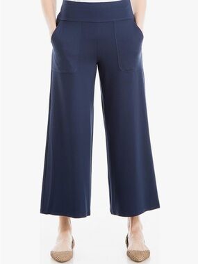 Max Studio Women's Cropped Wide Leg Pant